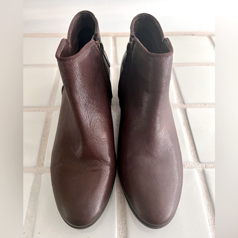 Brown Genuine Leather Ankle Boots by Sam Edelman.  Gently worn.